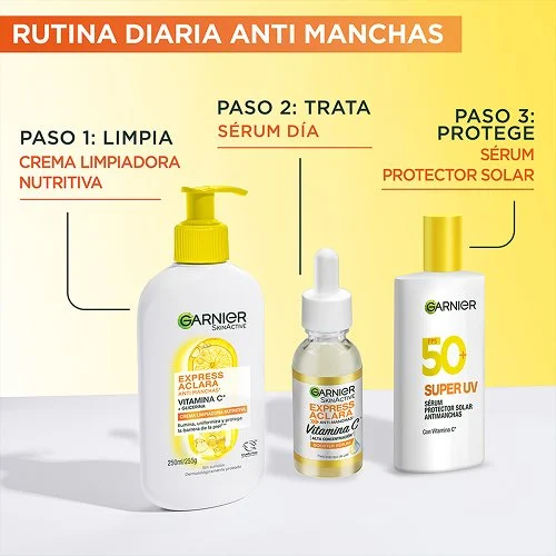 GEL LIMPIADOR CREMA HIDRATANTE ANTI MANCHAS CON VITAMINA C
